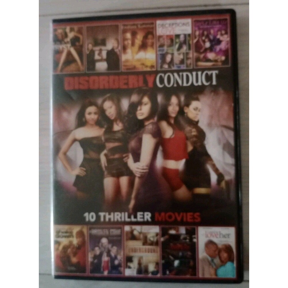 Disorderly Conduct (DVD) 10 Thriller Movies With Case Very Good Condition